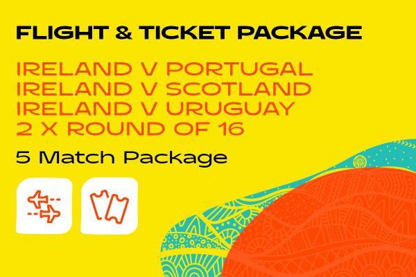 Ireland All Pools and Round of 16 Flight and Ticket Package Rugby World Cup 2027