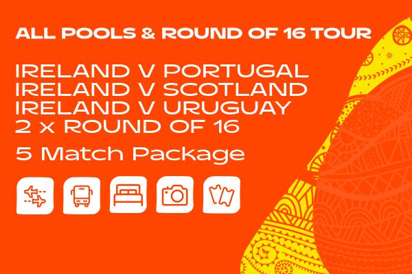 Ireland All Pools and Round of 16 Tour Rugby World Cup 2027