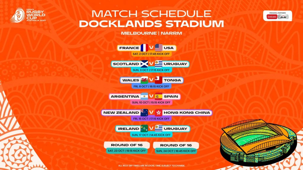 Melbourne Rugby World Cup 2027