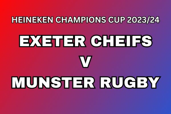 EXETER CHEIFS V MUNSTER RUGBY EXETER CHEIFS V MUNSTER RUGBY