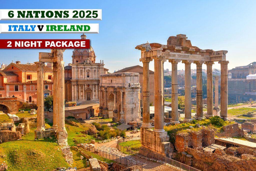 6 Nations 2025 - Italy V Ireland - 2 Nights - Killester Travel