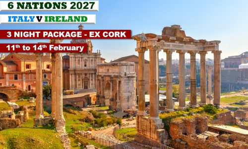 Ireland v Italy Rome 2027 3 Night Package Cork