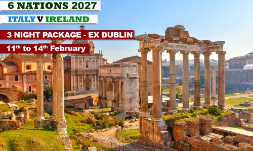 Ireland v Italy Rome 2027 3 Night Package Dublin