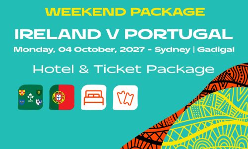 Ireland v Portugal Rugby World Cup 2027 package