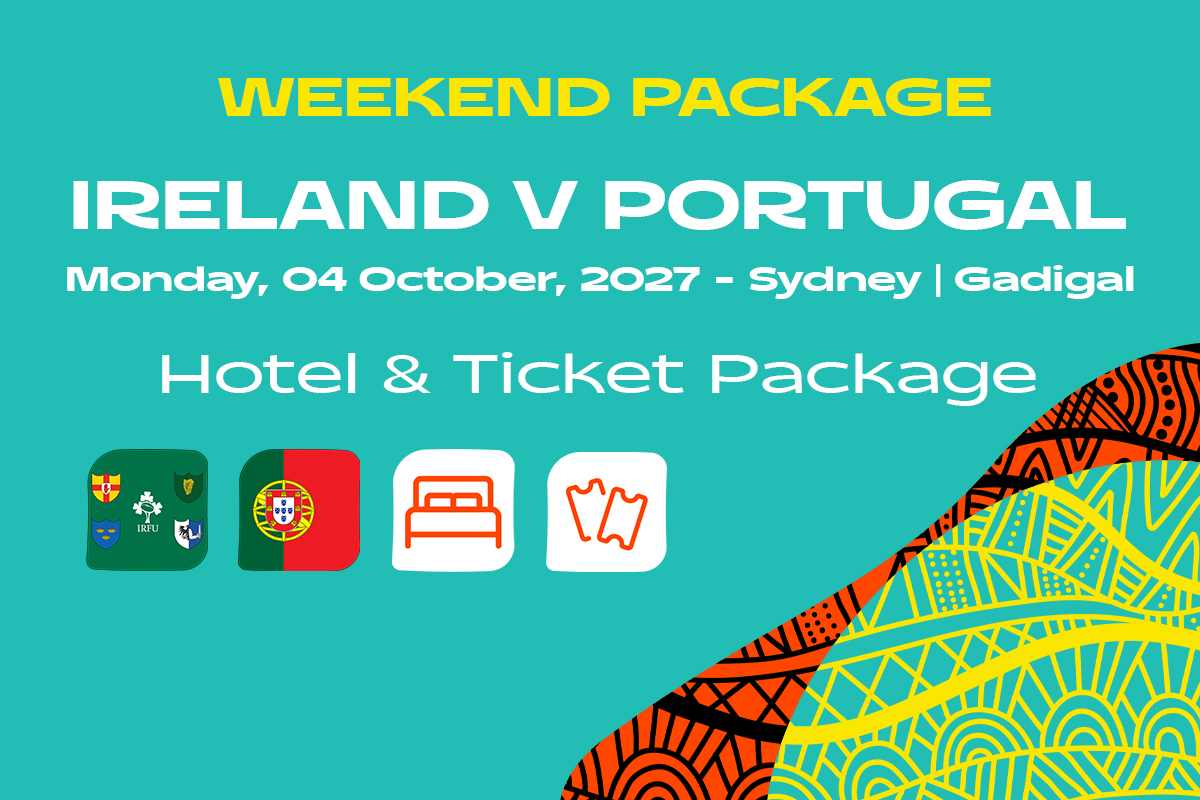 Ireland v Portugal Rugby World Cup 2027 package