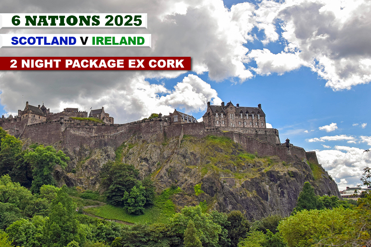 6 Nations 2025 Scotland V Ireland 2 Night Package Ex Cork