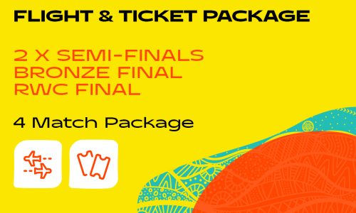 Semi Finals to Final Flight and Ticket Package Rugby World Cup 2027