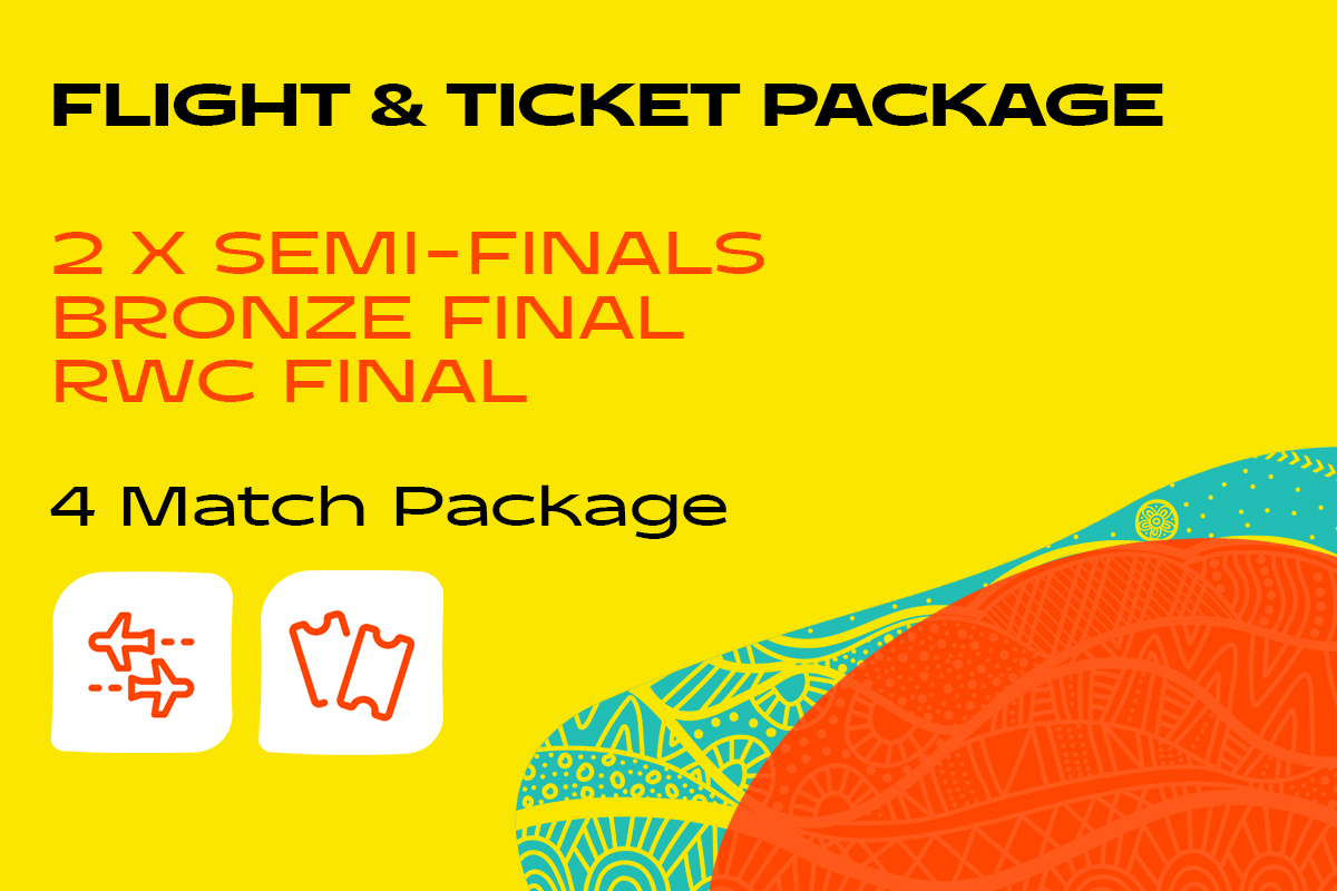 Semi Finals to Final Flight and Ticket Package Rugby World Cup 2027