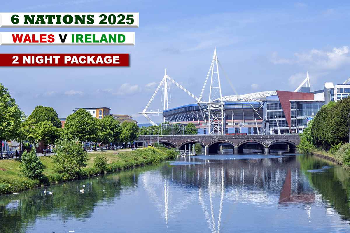 6 Nations 2025 Wales V Ireland, Cardiff 2 Night Package